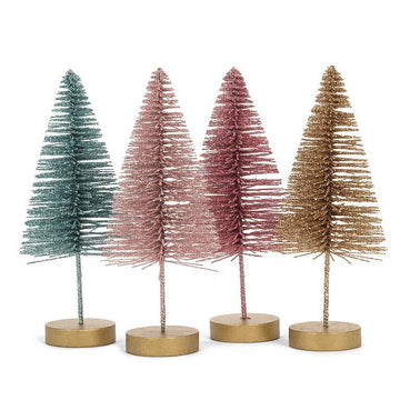 Glitter Brush Tree (Set of 4)